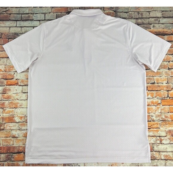 Peter Millar Summer Comfort Performance Golf Polo Palmer Laurel Valley White XL - Picture 7 of 11